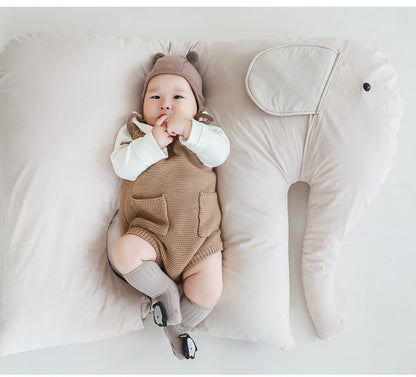 【Y2082302】秋冬嬰兒卡通公仔中筒襪防滑點膠學步襪(0-3歲)-5色