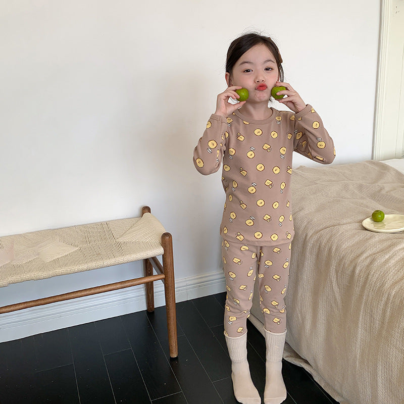 【D4101209】貝貝家 兒童睡衣套裝 卡通羊毛拉架家居服(80-90-100cm) Baby Parks 童裝批發