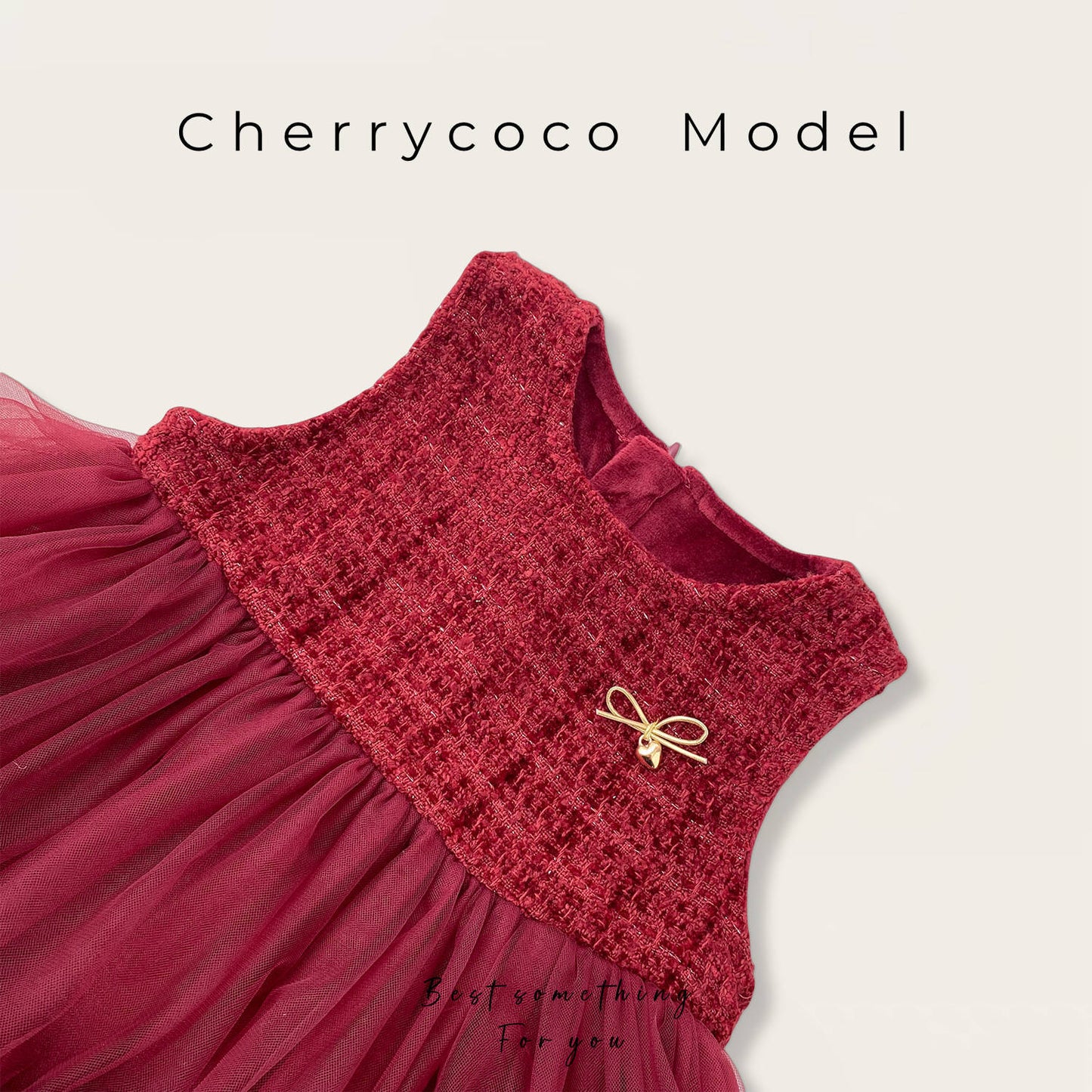  【D4112206】Cherrycoco 新年款兒童套裝，氣質小香風加絨外套，時髦背心裙三件套，保暖過年服裝Baby Parks 童裝批發 Baby Parks 童裝批發