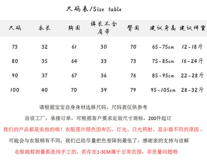 【K3041814】夏季款 嬰幼兒童套裝 牛仔背帶休閒短褲+白色印花T恤 兩件套 - Baby Parks 童裝批發