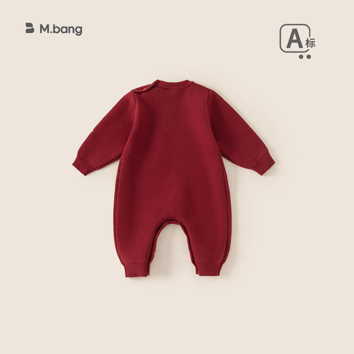  【D4112919】新年嬰幼兒紅色拜年服 過年爬服 66-100cm 新年衣服Baby Parks 童裝批發 Baby Parks 童裝批發