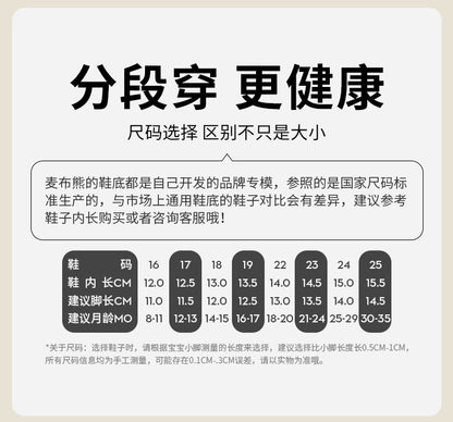  【Y4121308】秋冬款兒童保暖棉鞋加絨寶寶學步鞋厚底設計，適合1-5歲寶寶，冬季學步必備Baby Parks 童裝批發