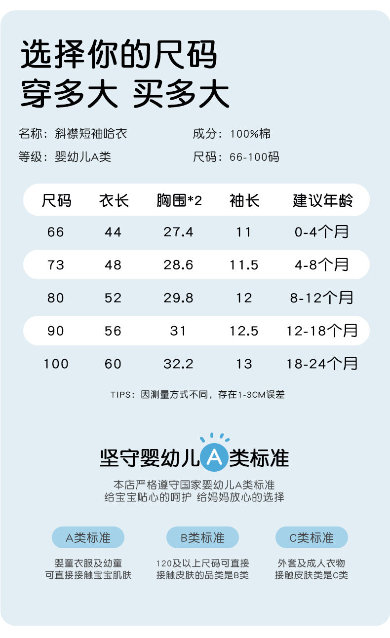 【K3071815】特價款 嬰幼兒童包屁衣 短袖連身爬服 薄款純棉無骨斜襟睡衣-9色 - Baby Parks 童裝批發