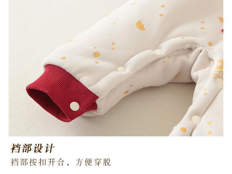  【D4112915】新年嬰幼兒拜年服 連身爬服 保暖外出服 66-90cm新年裝Baby Parks 童裝批發 Baby Parks 童裝批發