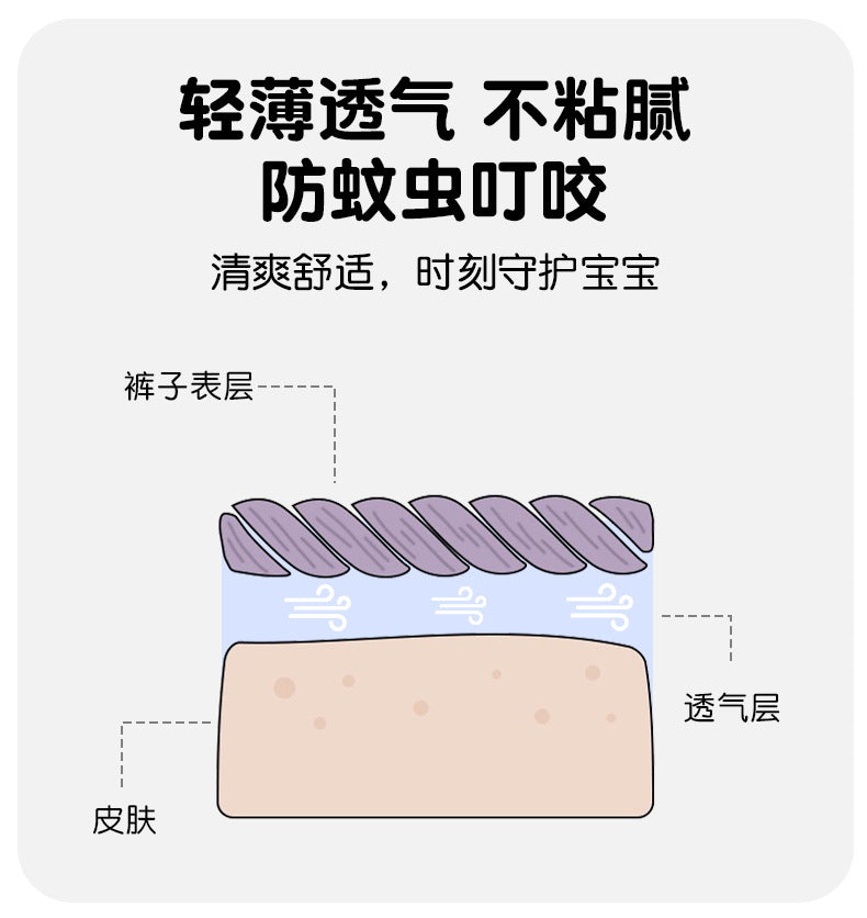 【K3071816】特價款 嬰幼兒童防蚊褲 莫代爾 夏季 薄款 冰絲燈籠褲長褲-6色 - Baby Parks 童裝批發