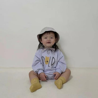 【K3101706】秋季款 嬰幼兒童爬服 貓咪頭卡通包屁衣-2色 - Baby Parks 童裝批發