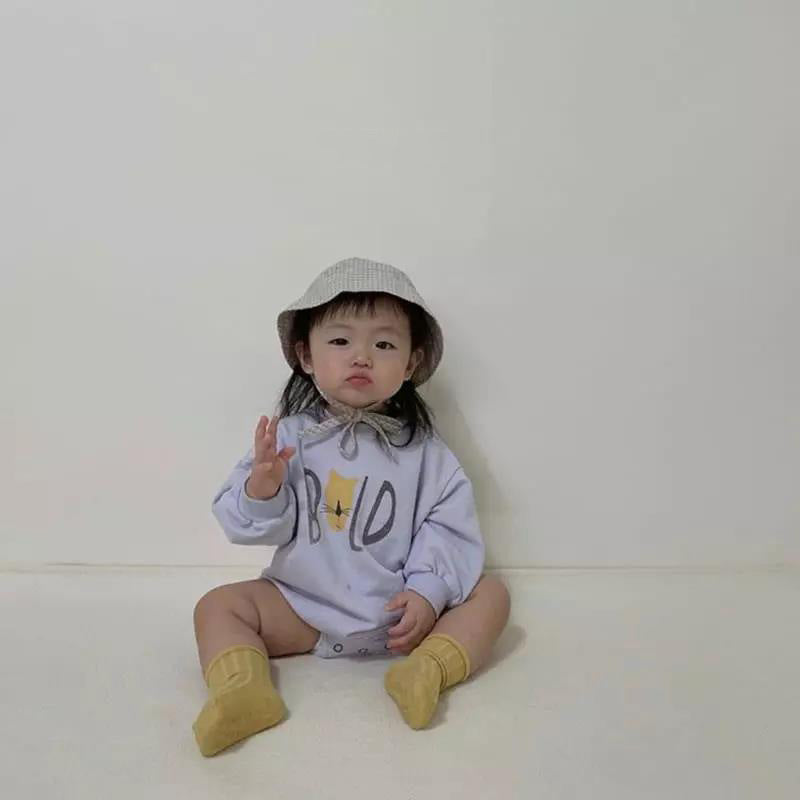  【K3101706】秋季款 嬰幼兒童爬服 貓咪頭卡通包屁衣-2色Baby Parks 童裝批發 Baby Parks 童裝批發