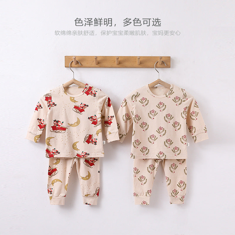  【K2122008】嬰幼兒棉質印花睡衣家居服套裝-4色Baby Parks 童裝批發 Baby Parks 童裝批發