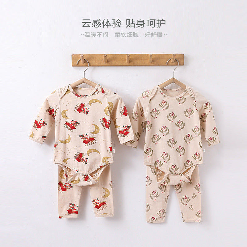  【K2122008】嬰幼兒棉質印花睡衣家居服套裝-4色Baby Parks 童裝批發 Baby Parks 童裝批發