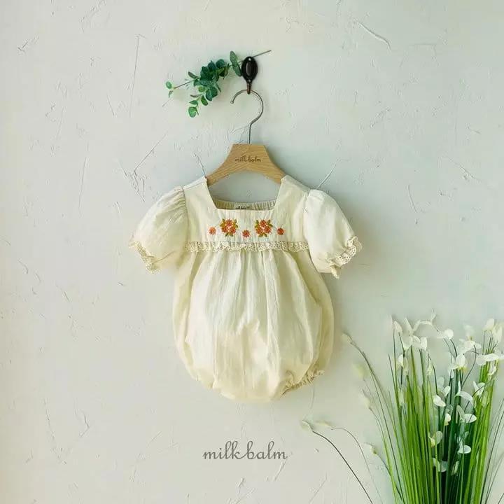  【N3150】夏季款 嬰幼兒童繡花泡泡褲公主爬服包屁衣-2色Baby Parks 童裝批發