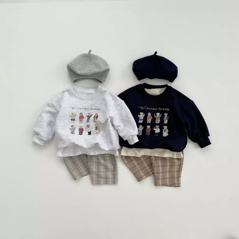  【K2091301】春秋嬰幼兒寶寶可愛卡通小熊三角爬服包屁衣-2色Baby Parks 童裝批發 Baby Parks 童裝批發