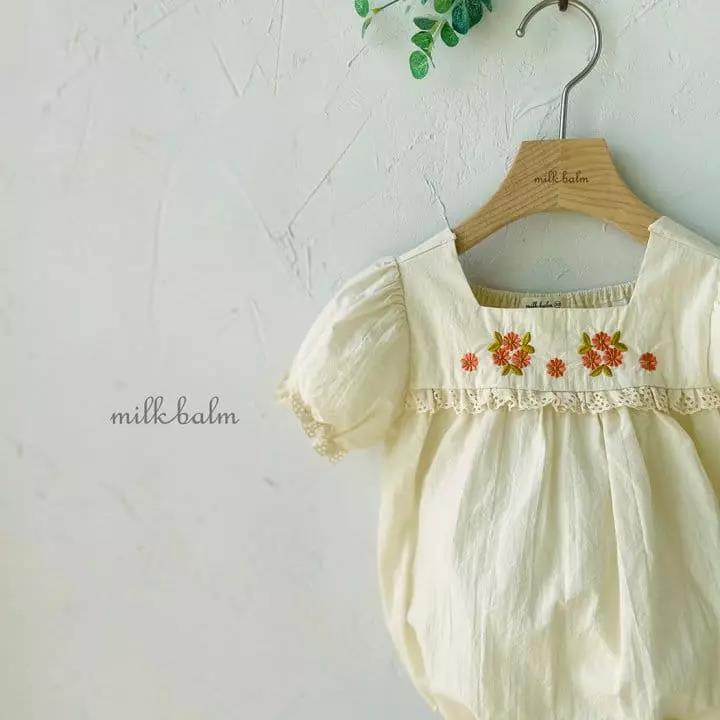  【N3150】夏季款 嬰幼兒童繡花泡泡褲公主爬服包屁衣-2色Baby Parks 童裝批發